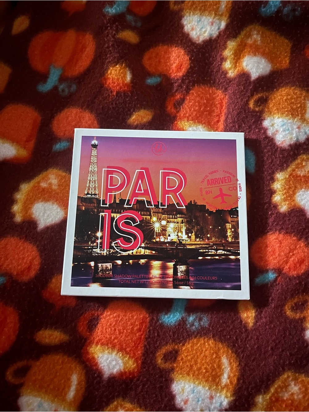 Paris Eyeshadow Palette - Sunset Pink & Gold Hues